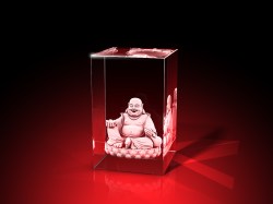 Lachender Buddha - Quader (50 x 80 x 50) – GLASFOTO.COM